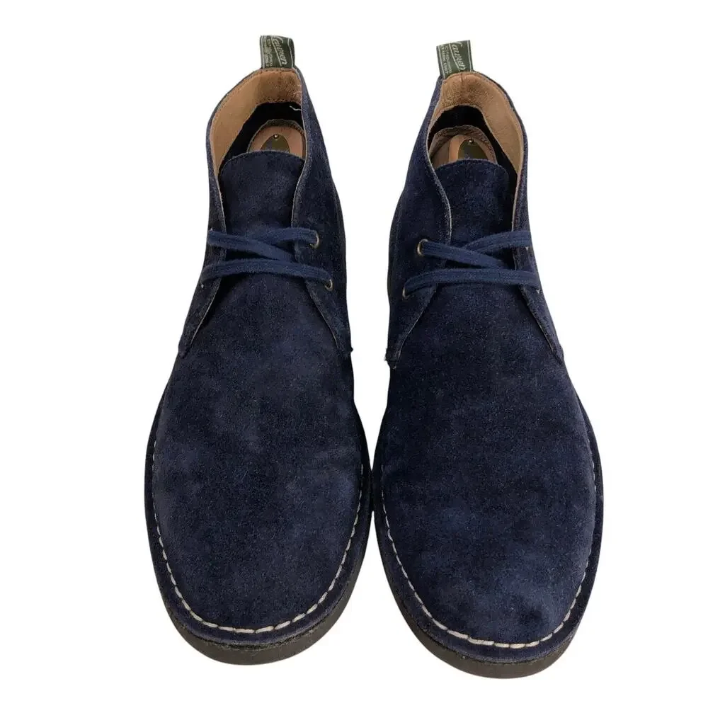 Polo Ralph Lauren Shoes Mens 9.5D Talan Chukka Navy Suede Desert Boots Lace Up